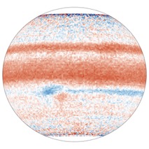 first map of atmospheric circulation of the planet Jupiter with the Doppler method