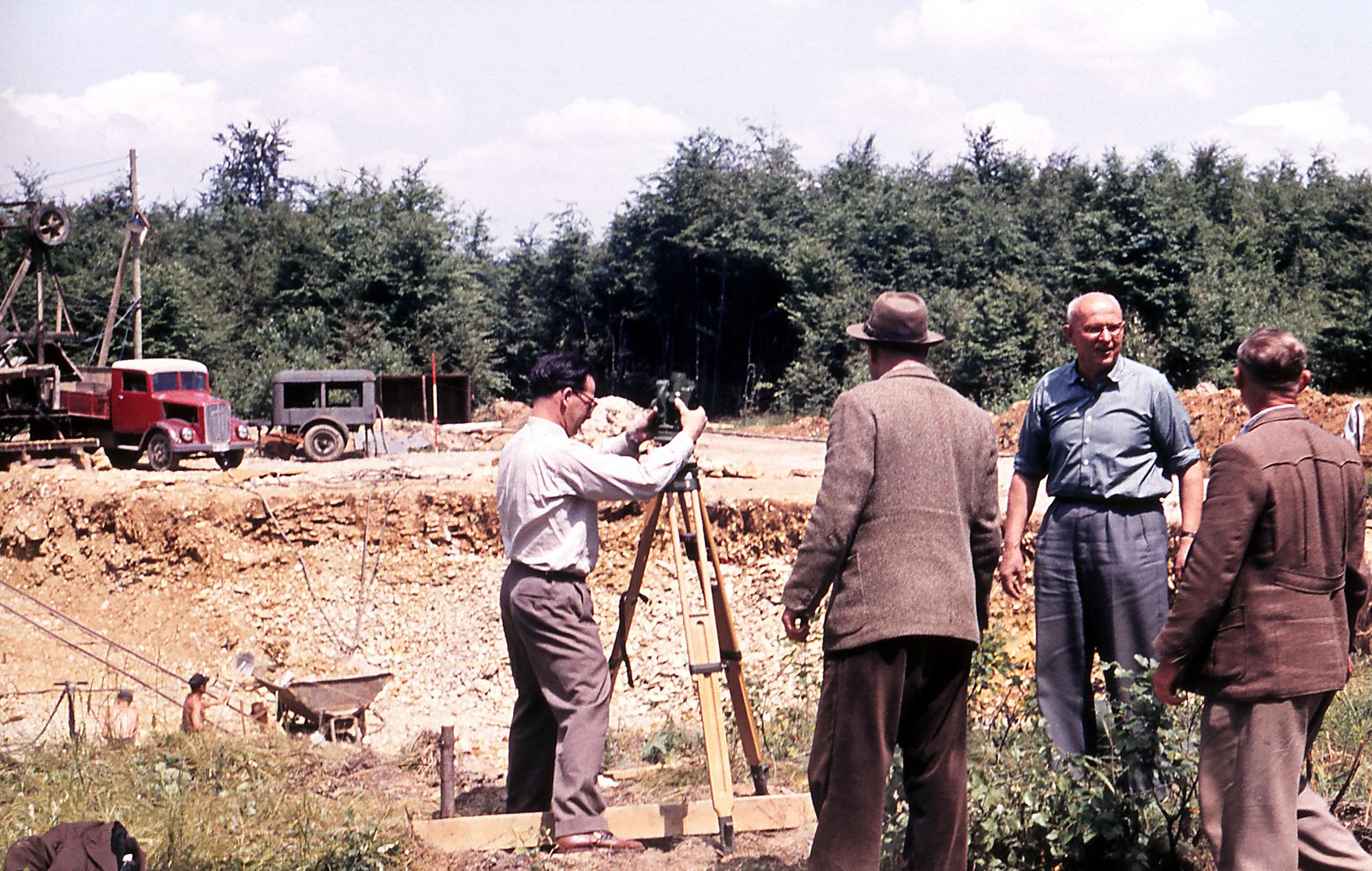 Erschliessung des Gelaendes im Tautenburger Forst für den Bau der Sternwarte