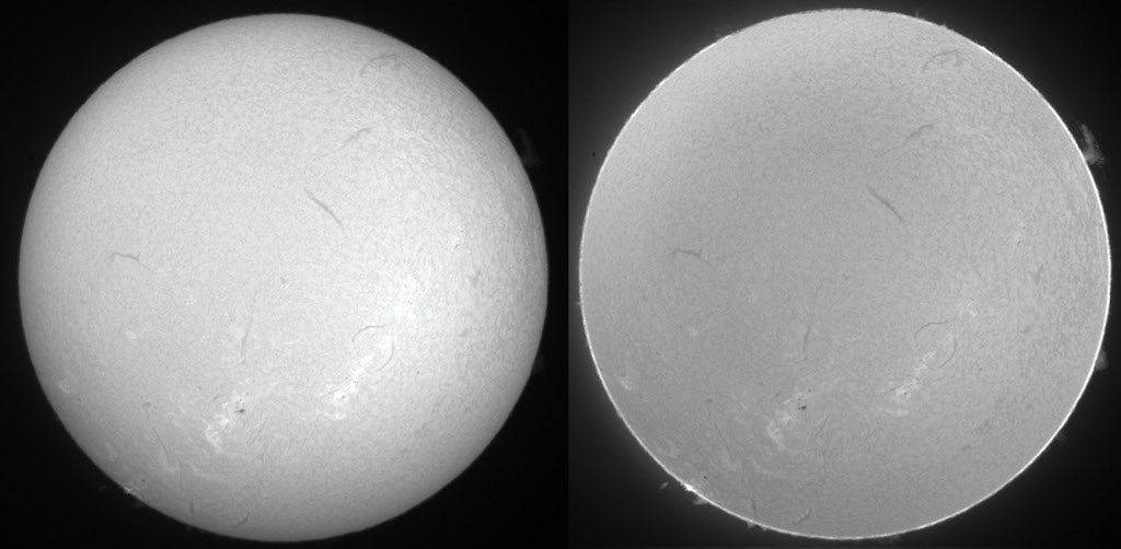 TauSoI erste Aufnahme der Sonne H-alpha-Spektrallinie