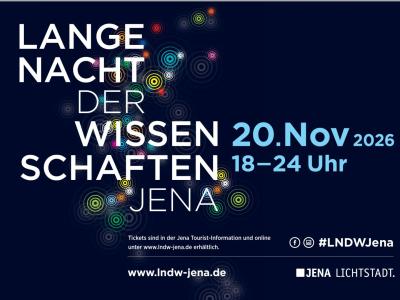 Einladung zur Langen Nacht der Wissenschaften in Jena